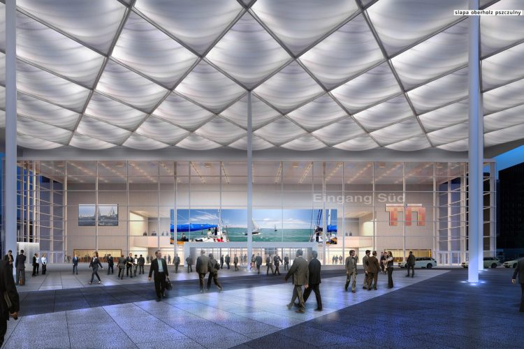 Neue_Messe_Sued_Foyer_Frontansicht__Projektionsflaeche Neue_Messe_Sued_Foyer_Frontansicht__Projektionsflaeche